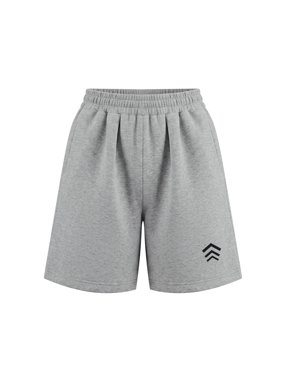 ASCNT Heavyweight Shorts Chevron Heather Grey