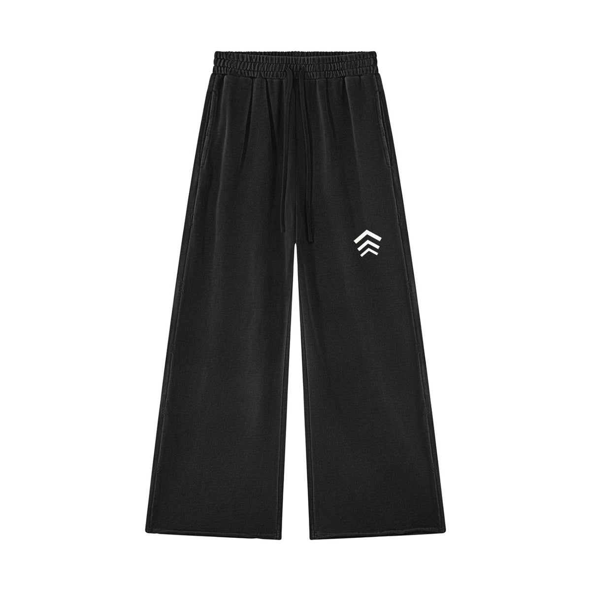 ASCNT Globe Halftone Sweatpants (100% Cotton) Black front