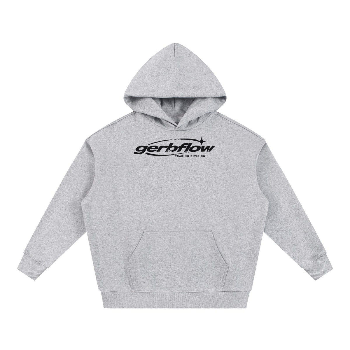 GERBFLOW Laurel Crest Hoodie Heather Grey front