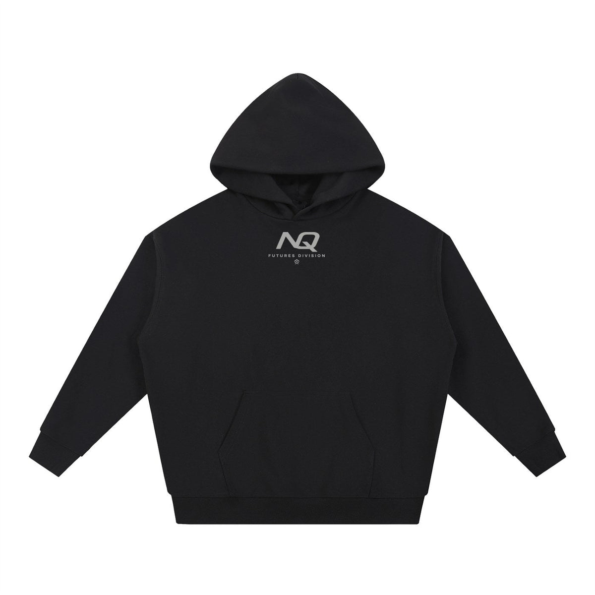 NQ Futures Division Lockup Hoodie Black front