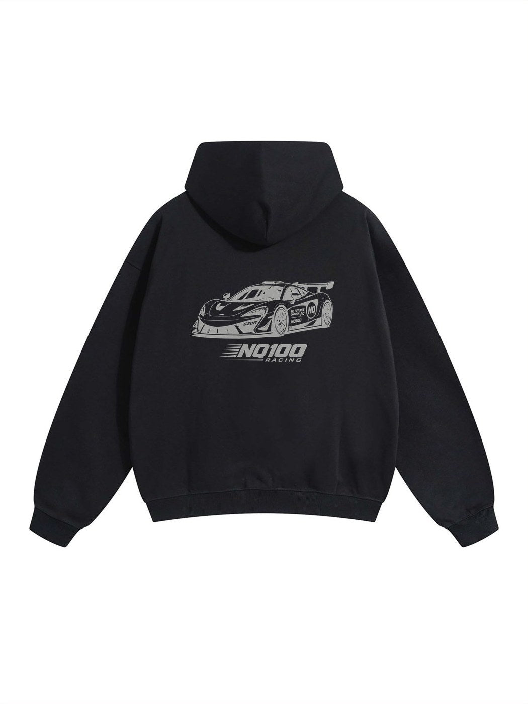 NQ100 Racing 620R Hoodie Black back