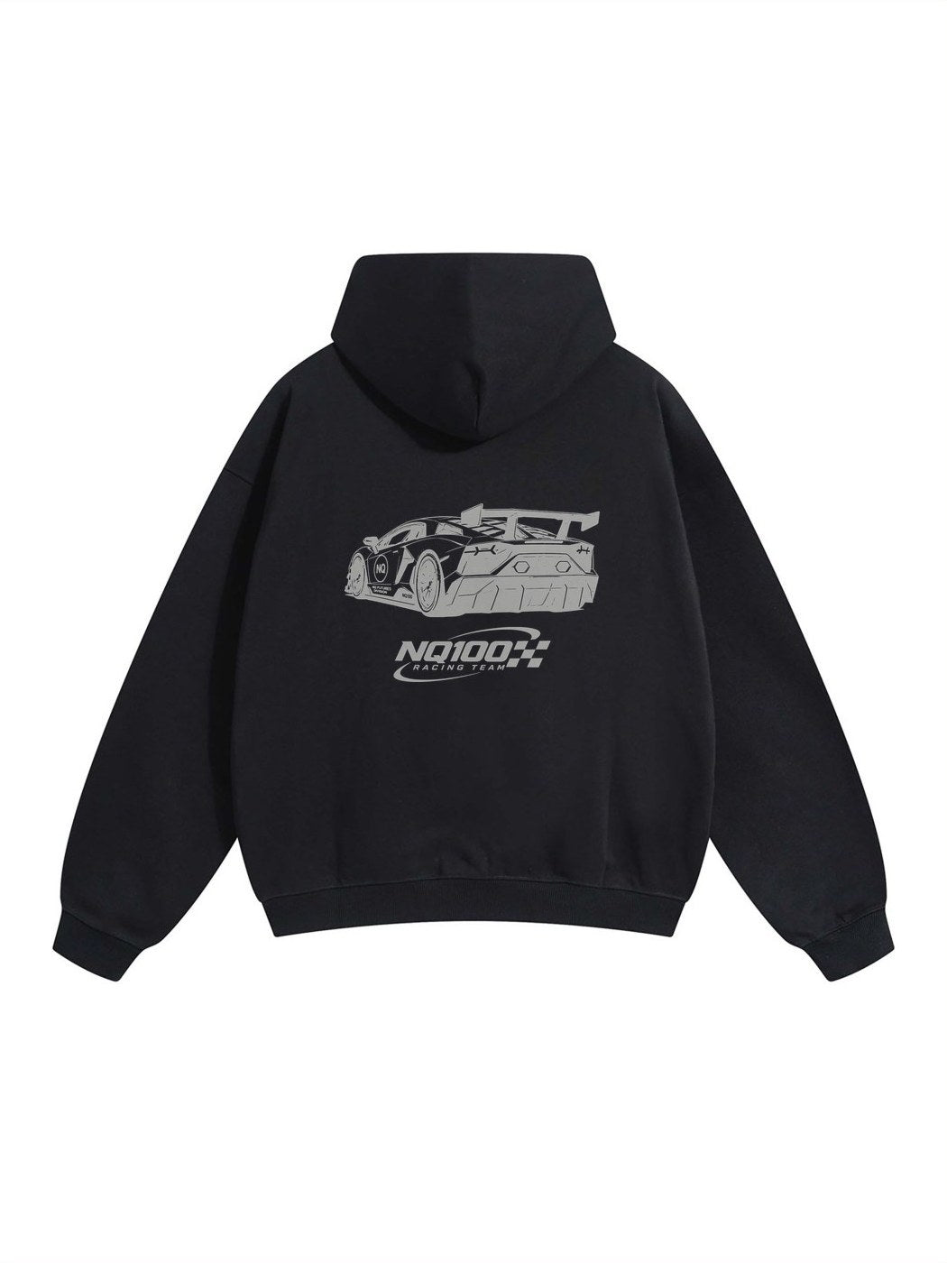 NQ100 Racing Team SVJ Hoodie Black back