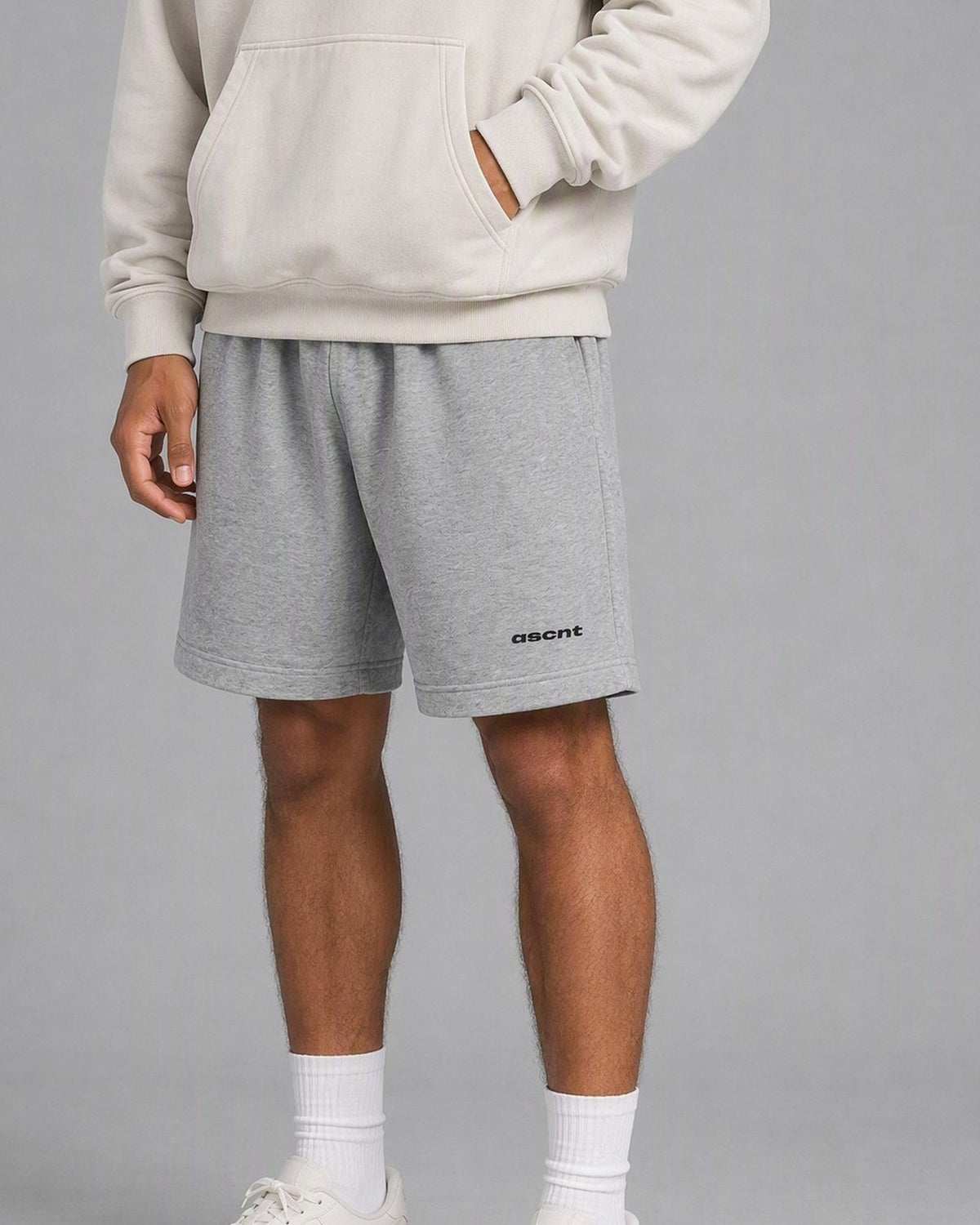 ASCNT Heavyweight Shorts on model