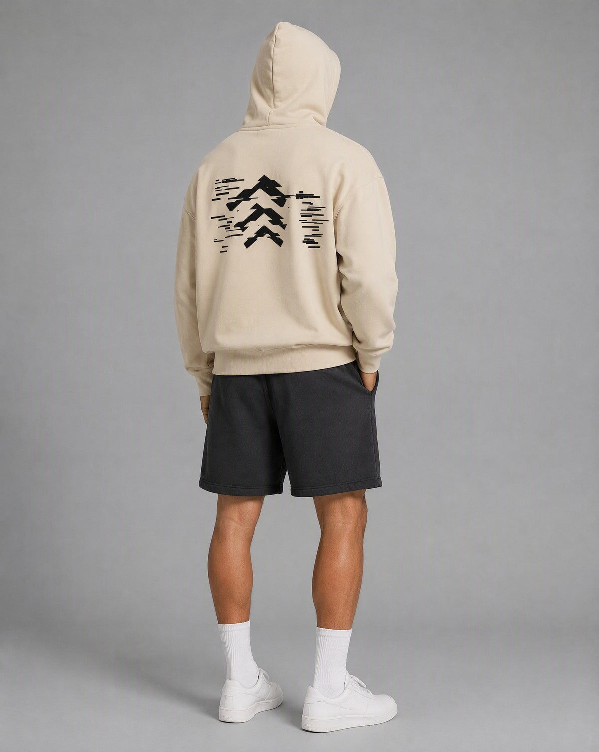 ASCNT Shorts on model