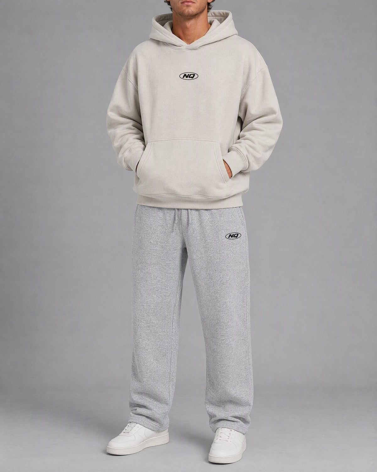 NQ Straight Sweats on model