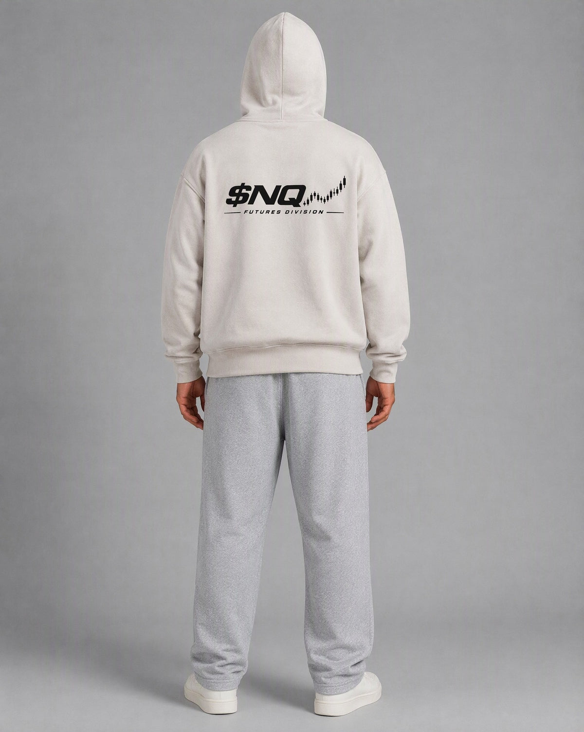 NQ Straight Sweats on model