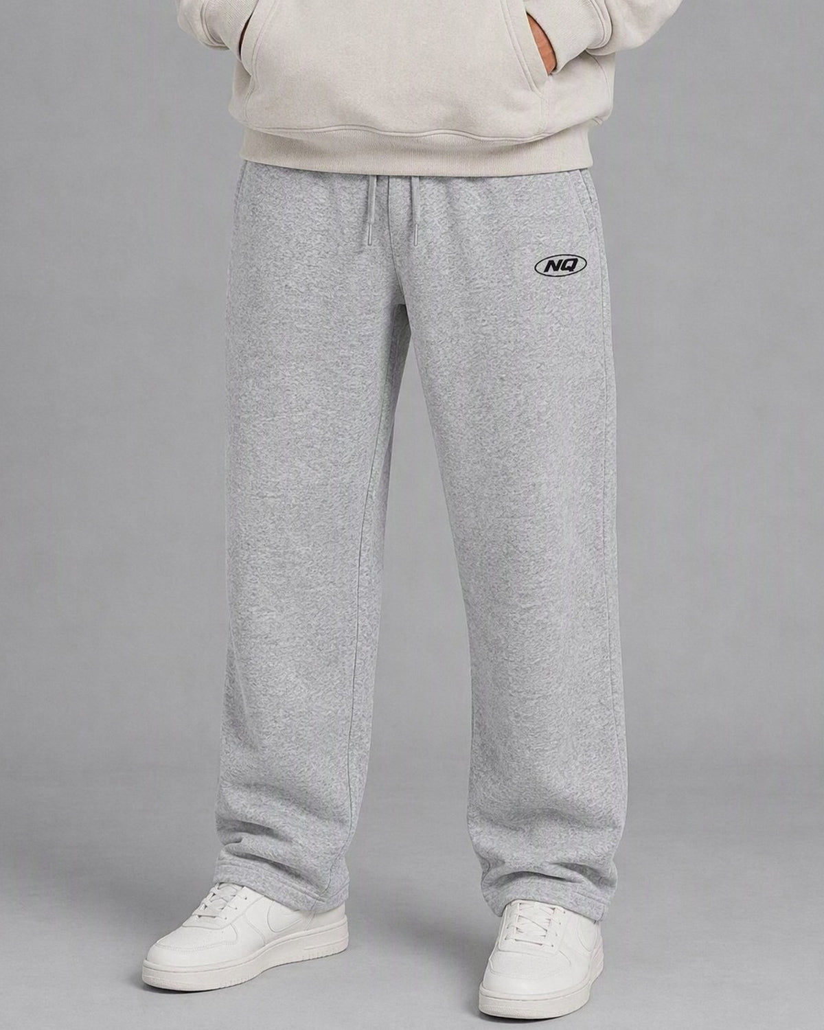 NQ Straight Sweats on model