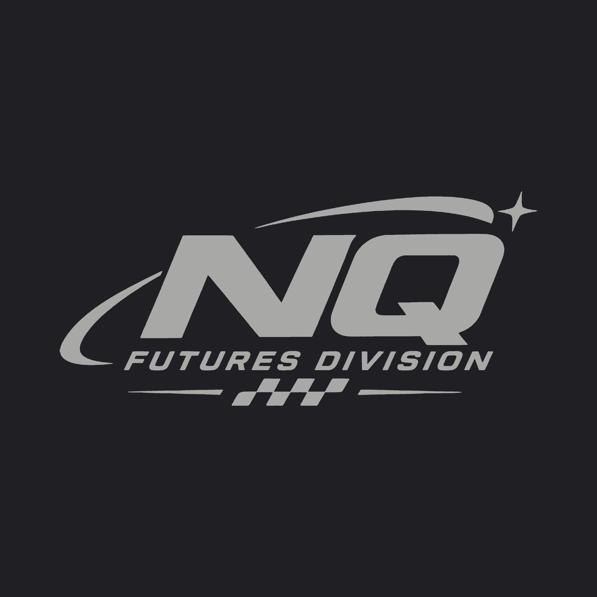 NQ Swoosh Hoodie Black back print close-up