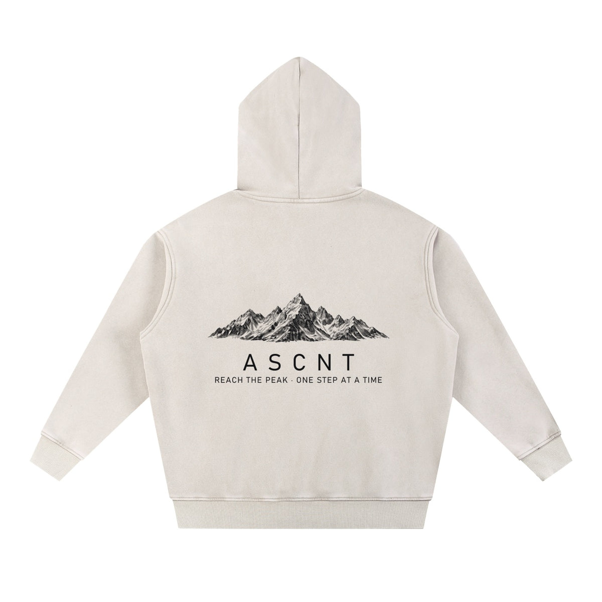 Summit Hoodie Washed Bone back