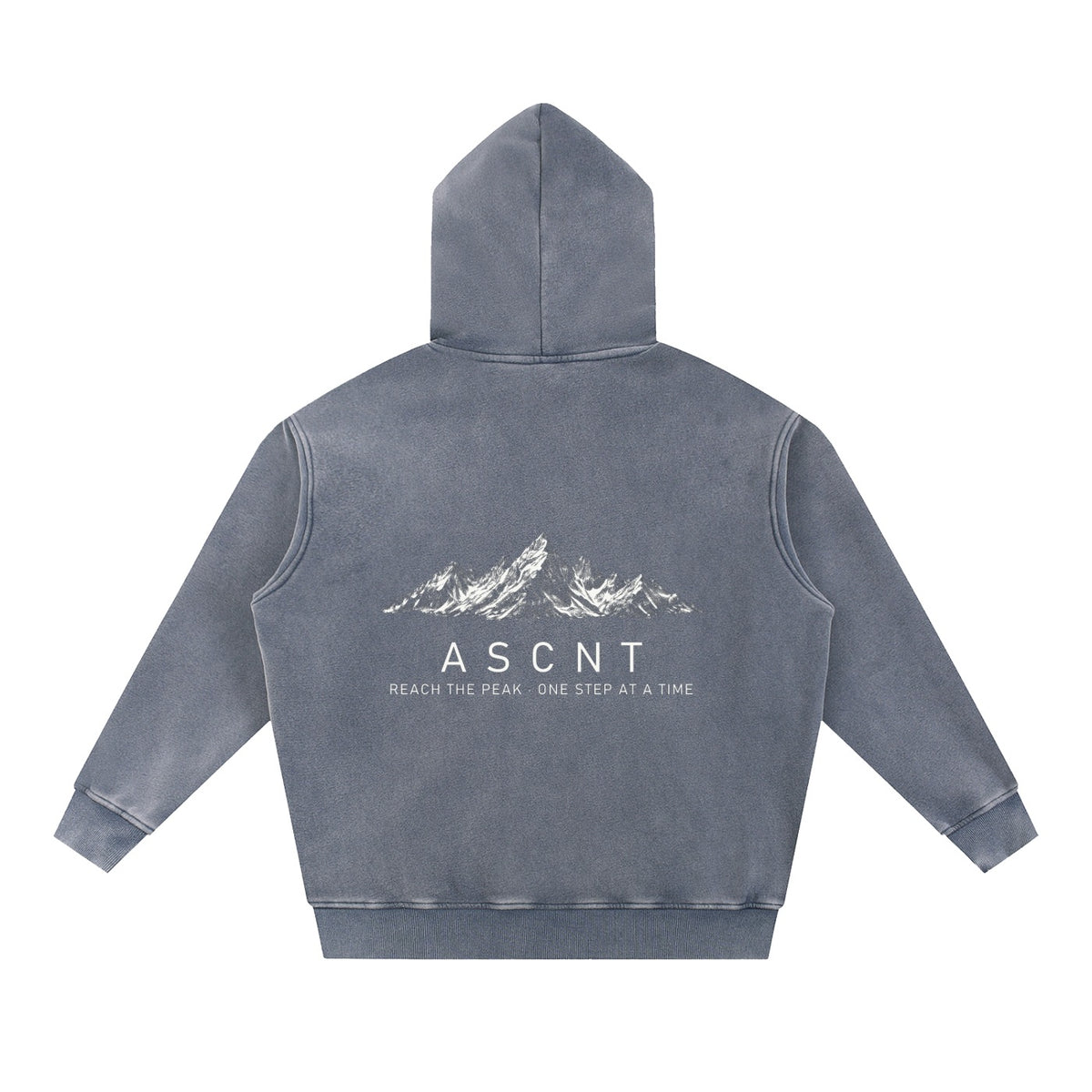 Summit Hoodie Washed Slate back