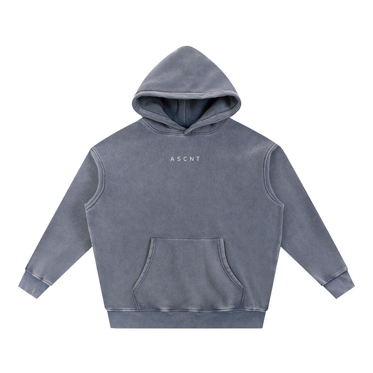 Summit Hoodie Washed Slate front